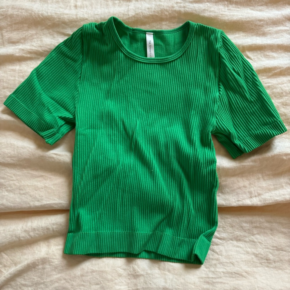 Babaton Green Short Sleeve Tee